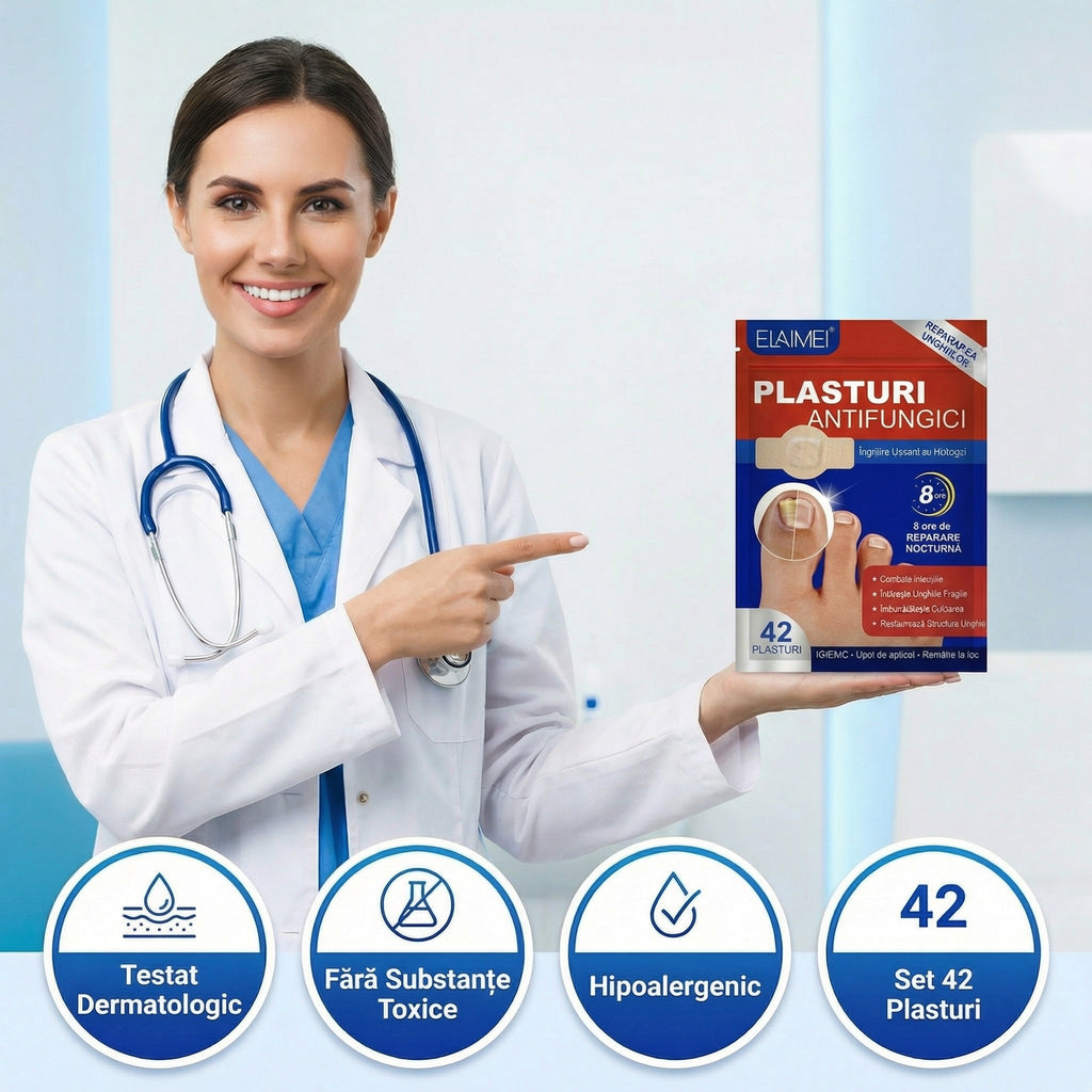 Set 42 Plasturi Antifungici UnghiiLibere™